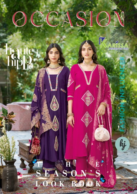 Occasion By Karissa Viscose Kurti With Bottom Dupatta Wholesalers In Surat
